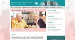 Desktop Screenshot of americanretirementhomes.org